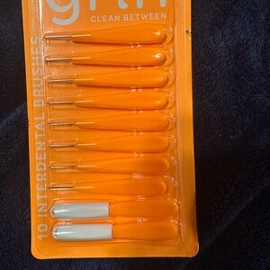 Gum grin brand Interdental Brushes - Orange